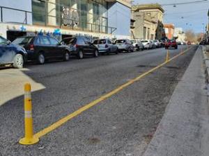 Sendas peatonales: Continúa vigente el no estacionamiento en el centro
